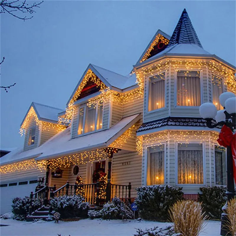 Christmas Cascade LED Curtains