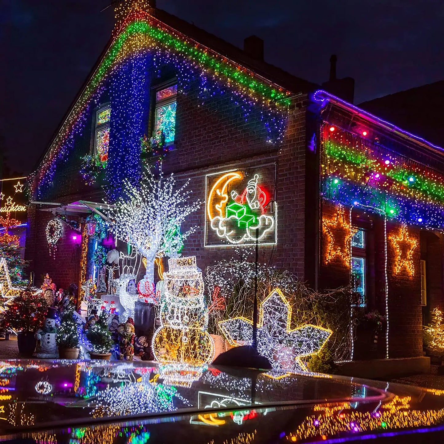 Christmas Cascade LED Curtains